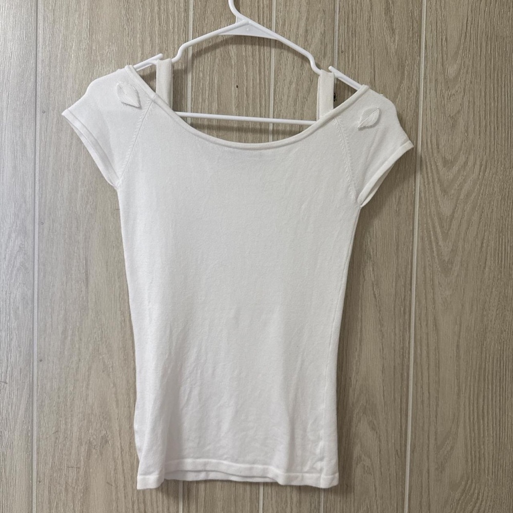 Cache Women's White Floral Shirt - Picture 2 of 4